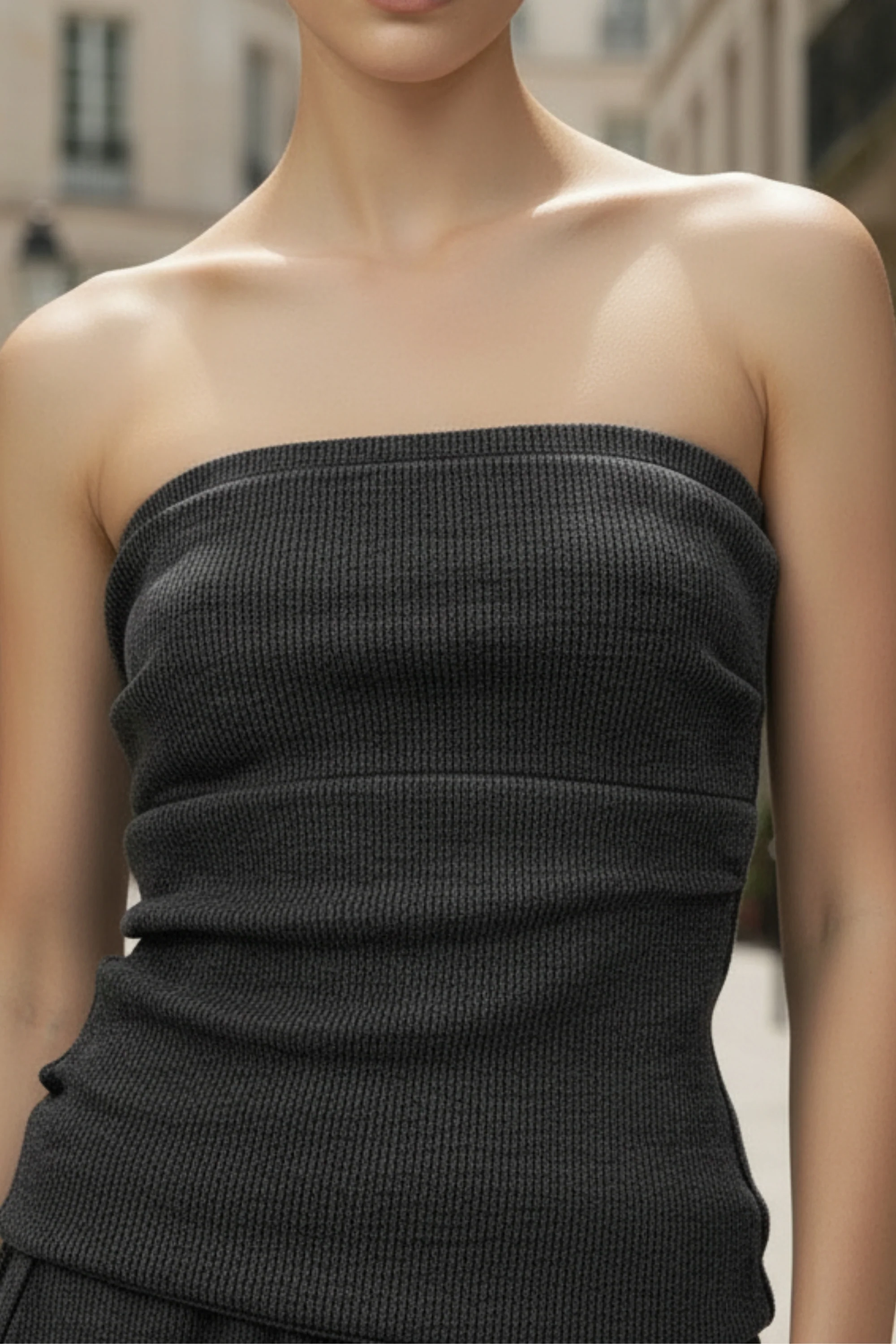 Charcoal Grey Corduroy Coord Set