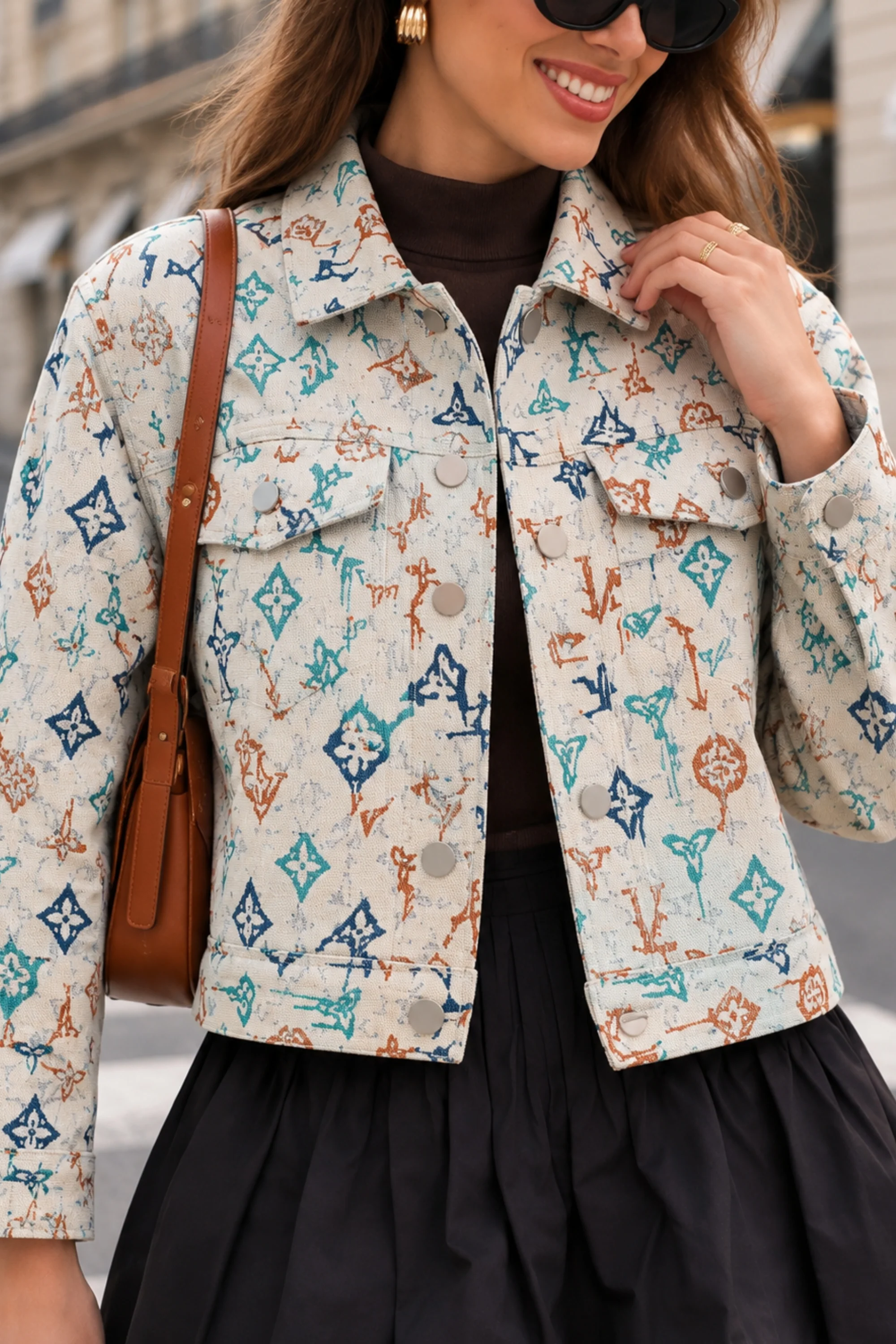 Iconic Beige Denim Jacket