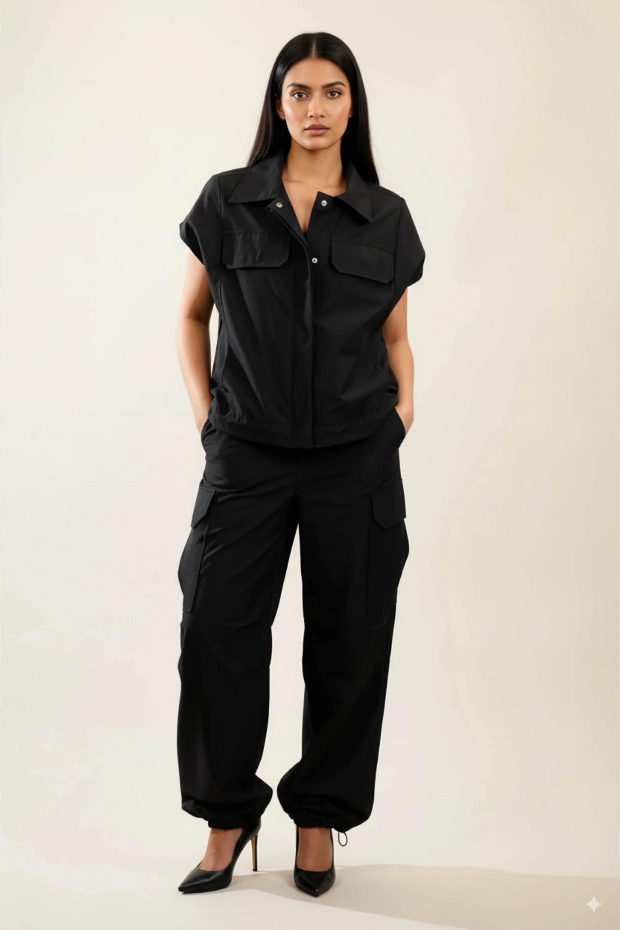 Azure Oversized Cargo Coord Set