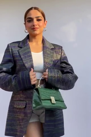 Indigo Ivy Suede Blazer
